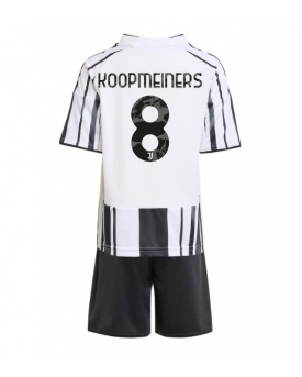 Billige Fotballdrakt Juventus Teun Koopmeiners #8 Replika Hjemmedraktsett Barn 2025-26 Kortermet (med bukser)